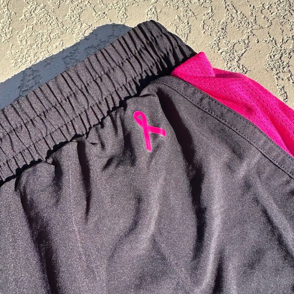 Under Armour Women's Athletic Shorts in Black and Pink - Picture 2 of 11